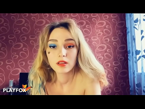 ❤️ As lentes máxicas de realidade virtual déronme sexo con Harley Quinn ❤️ Vídeo anal en nós ❌